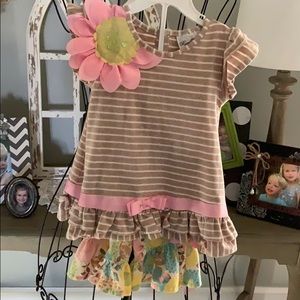 Rare Editions Toddler Girls Outfit